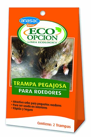 TRAMPA PEGAJOSA PARA RATONES Y RATONES